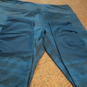 kyodan!  Blue High-Waist Athletic Leggings  size m/m